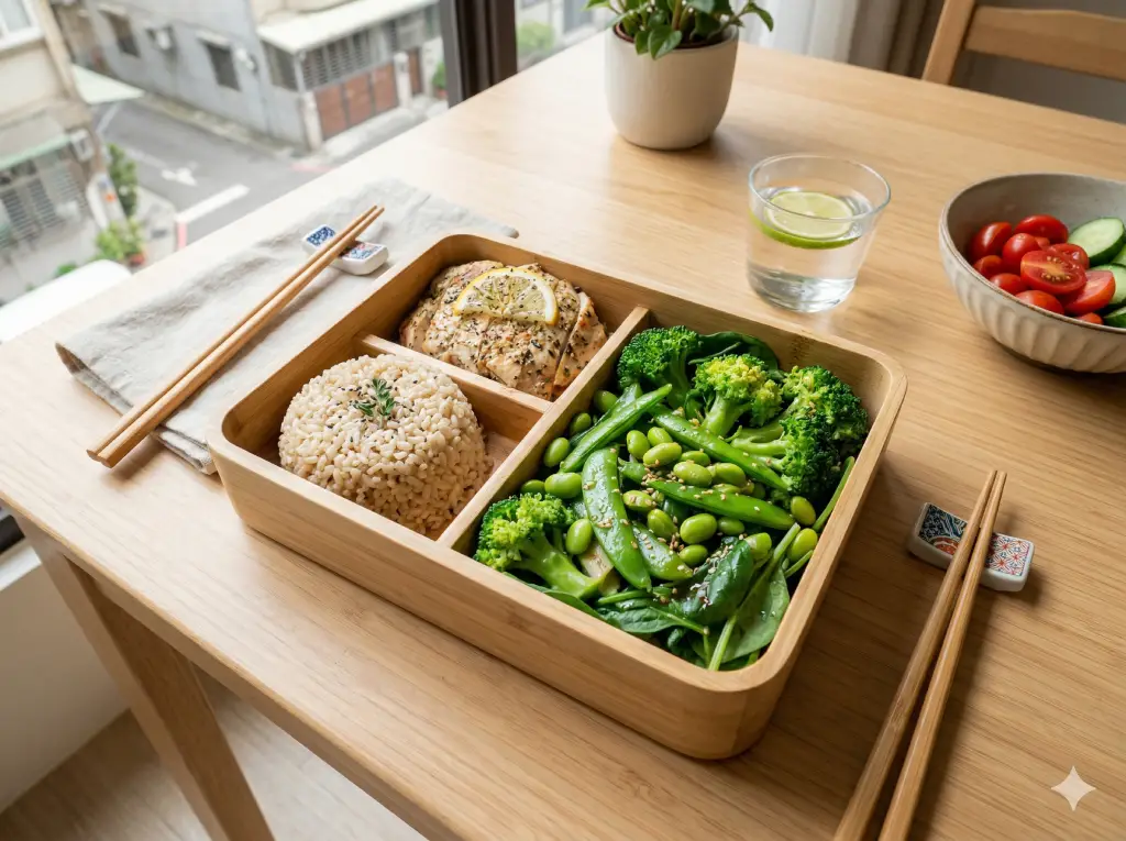 健康餐盒案例,營養均衡的211餐盤