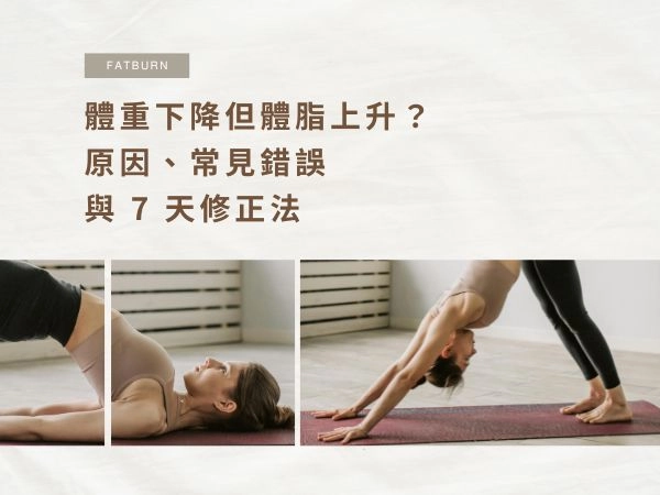 體重下降但體脂上升？原因、常見錯誤與 7 天修正法