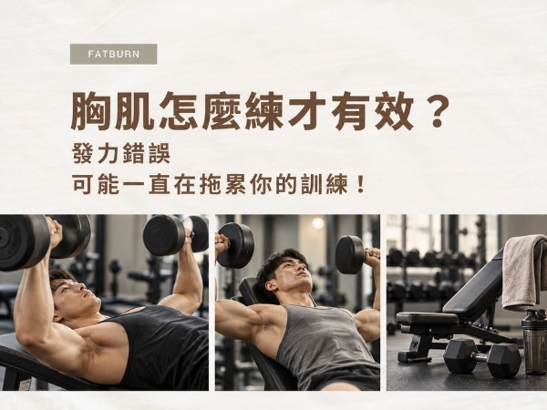 胸肌怎麼練才有效？發力錯誤可能一直在拖累你的訓練！