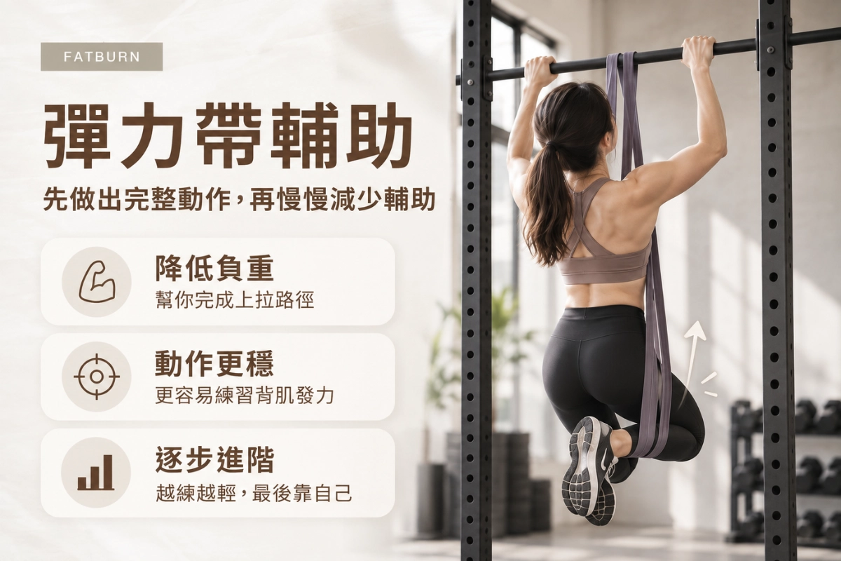 引體向上彈力帶輔助